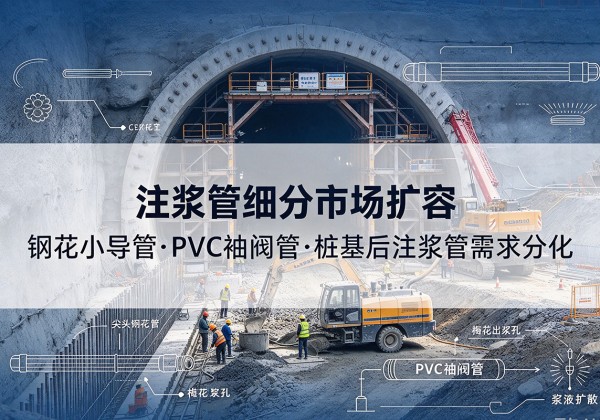 辉县注浆管细分市场扩容，隧道钢花小导管、PVC 袖阀管、桩基后注浆管需求分化